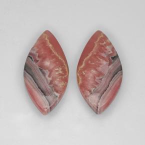 25.42캐럿 천연 다색 로도크로사이트 보석, 보석, 투명한