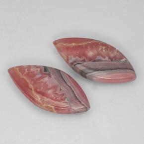 25.42캐럿 천연 다색 로도크로사이트 보석, 보석, 투명한