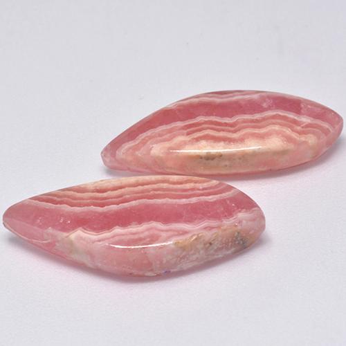 19.73캐럿 천연 멀티컬러 로도크로사이트 보석, 멋진 모양, 22.2×10 mm, 투명한