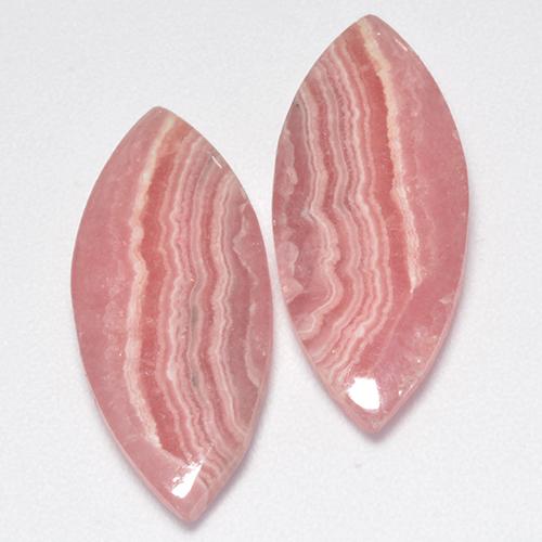 17.04캐럿 천연 다색 로도크로사이트 보석, 보석, 투명한