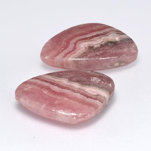 13.65캐럿 천연 멀티컬러 로도크로사이트 보석, 멋진 모양, 16.1×10.8 mm, 투명한