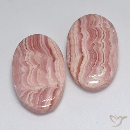 18.48캐럿 천연 멀티컬러 로도크로사이트 보석, 타원형 컷, 17×10.7 mm, 투명한