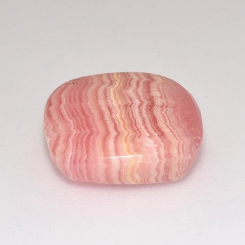 8.87캐럿 천연 멀티컬러 로도크로사이트, 쿠션 컷, 13.3×12 mm, 투명한