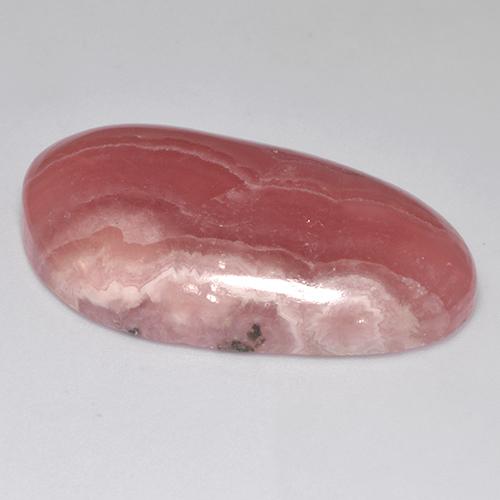 49.58캐럿 천연 멀티컬러 로도크로사이트, 멋진 모양, 34.4×20.1 mm, 투명한