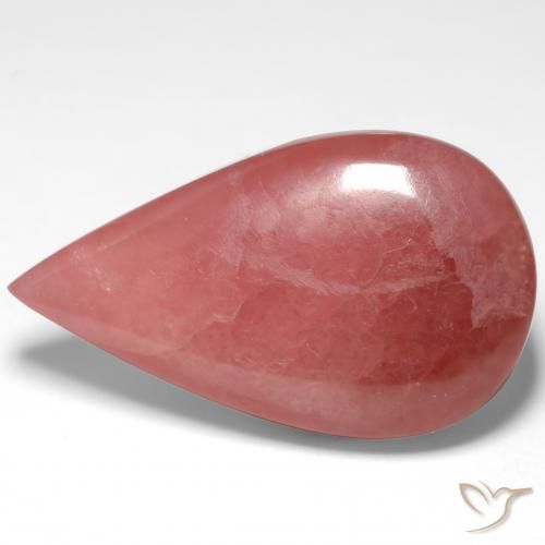 21.55ct 자연스러운 다색 로도크로사이트, 배 모양, 투명한