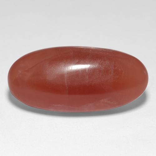 14.95캐럿 천연 멀티컬러 로도크로사이트, 타원형 컷, 22×10.4 mm, 투명한
