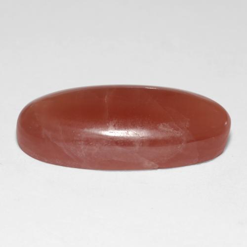 14.95캐럿 천연 멀티컬러 로도크로사이트, 타원형 컷, 22×10.4 mm, 투명한