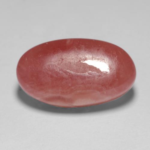10.22캐럿 천연 멀티컬러 로도크로사이트, 타원형 컷, 15.7×9.1 mm, 투명한