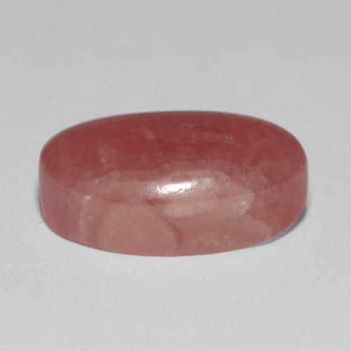 10.22캐럿 천연 멀티컬러 로도크로사이트, 타원형 컷, 15.7×9.1 mm, 투명한