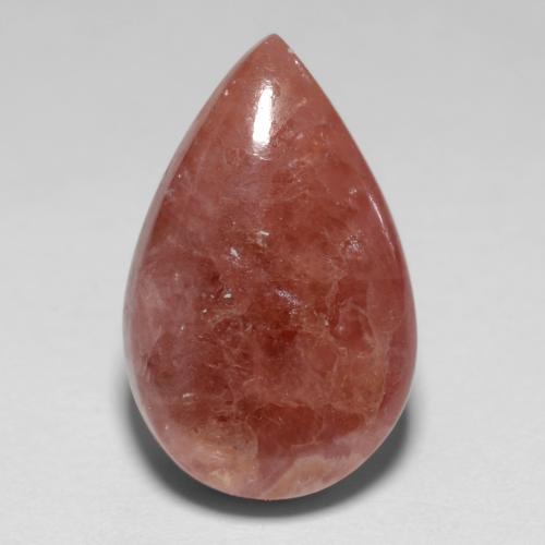 8.69캐럿 천연 멀티컬러 로도크로사이트, 배 모양, 16.2×10.3 mm, 투명한