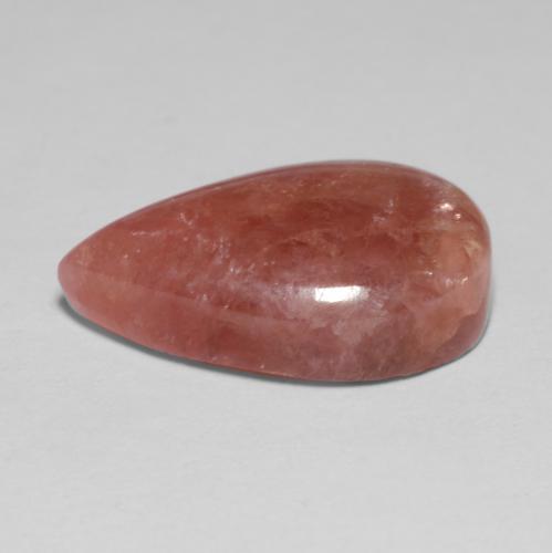 8.69캐럿 천연 멀티컬러 로도크로사이트, 배 모양, 16.2×10.3 mm, 투명한