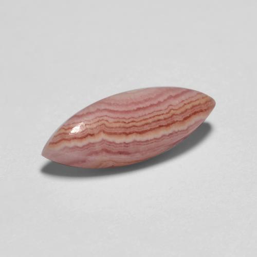 2.39캐럿 천연 멀티컬러 로도크로사이트, 마퀴즈, 13.7×5.1 mm, 투명한