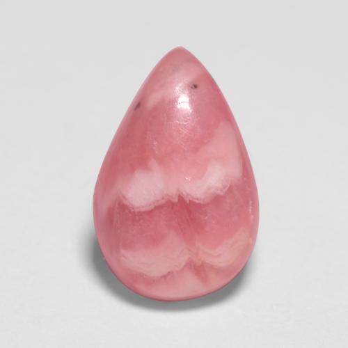 1.80캐럿 천연 멀티컬러 로도크로사이트, 배 모양, 9.7×6.4 mm, 투명한