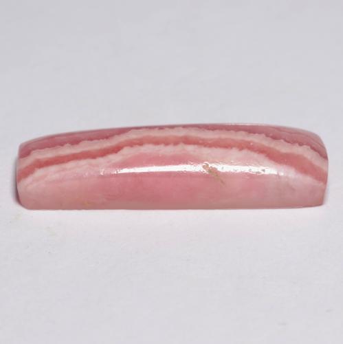 5.51캐럿 천연 멀티컬러 로도크로사이트, 바게트, 20×5.8 mm, 투명한
