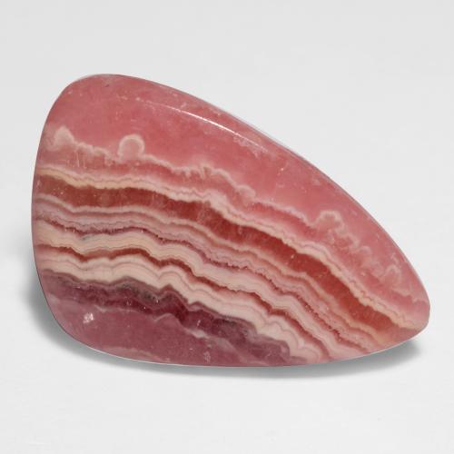 10.87캐럿 천연 멀티컬러 로도크로사이트, 멋진 모양, 20×12.8 mm, 투명한