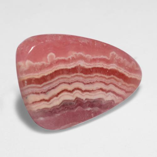 10.87캐럿 천연 멀티컬러 로도크로사이트, 멋진 모양, 20×12.8 mm, 투명한