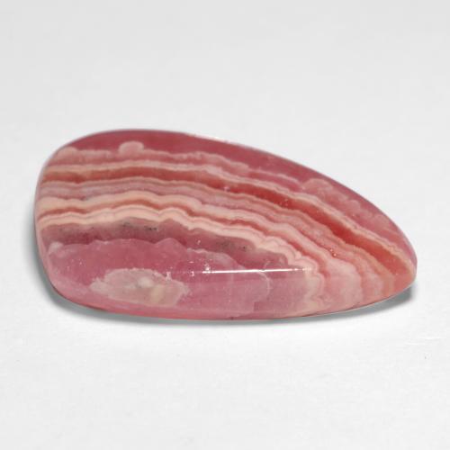 10.87캐럿 천연 멀티컬러 로도크로사이트, 멋진 모양, 20×12.8 mm, 투명한