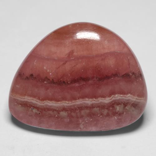 20.57캐럿 천연 멀티컬러 로도크로사이트, 멋진 모양, 21.8×17.4 mm, 투명한