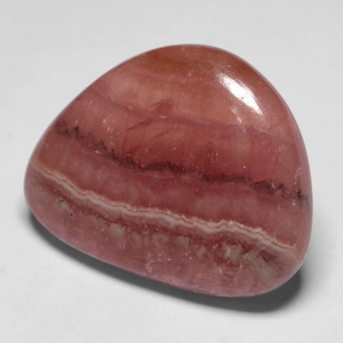 20.57캐럿 천연 멀티컬러 로도크로사이트, 멋진 모양, 21.8×17.4 mm, 투명한
