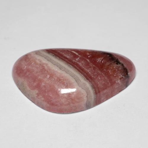 26.41캐럿 천연 멀티컬러 로도크로사이트, 멋진 모양, 26.6×17.3 mm, 투명한