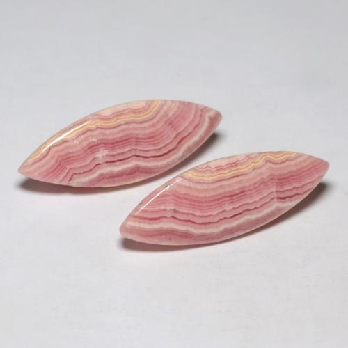 19.61캐럿 천연 다색 로도크로사이트 보석, 보석, 투명한