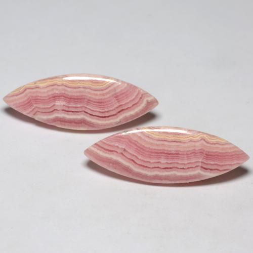 19.61캐럿 천연 다색 로도크로사이트 보석, 보석, 투명한