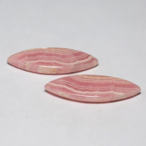 19.61캐럿 천연 다색 로도크로사이트 보석, 보석, 투명한