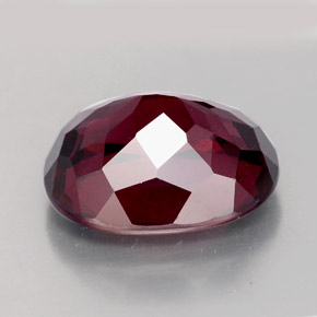 8.35캐럿 천연 핑크빛 레드 로돌라이트 가넷, 타원형 컷, 13.3×10.6 mm, VS