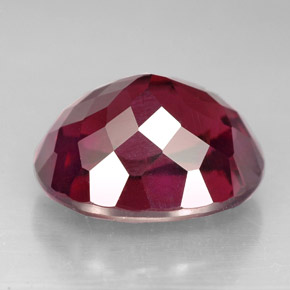 9.82캐럿 천연 핑크빛 레드 로돌라이트 가넷, 타원형 컷, 13.2×11.1 mm, VS