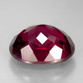 9.88캐럿 천연 퍼플 레드 로돌라이트 가넷, 타원형 컷, 13.6×11.2 mm, VS