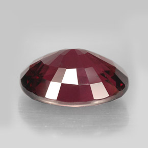 13.49캐럿 천연 보랏빛 레드 로돌라이트 가넷, 타원형 컷, 16×12.7 mm, VS