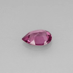 0.69캐럿 천연 핑크빛 퍼플 로돌라이트 가넷, 배 모양, 7×5 mm, VS-SI