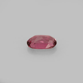 0.60캐럿 천연 라즈베리 레드 로돌라이트 가넷, 타원형 컷, 6.1×4.1 mm, VVS-VS