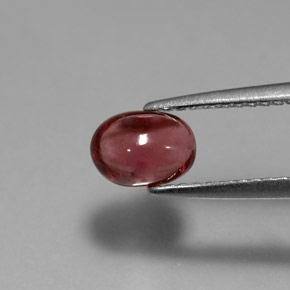 1.18캐럿 천연 레드 로돌라이트 가넷, 투명한, 6.9×4.9 mm, 투명/반투명