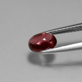 1.18캐럿 천연 레드 로돌라이트 가넷, 투명한, 6.9×4.9 mm, 투명/반투명