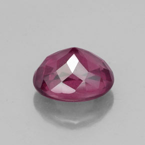 2.41캐럿 천연 라즈베리 레드 로돌라이트 가넷, 타원형 컷, 8.3×6.8 mm, VS