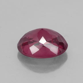 2.57캐럿 천연 라즈베리 레드 로돌라이트 가넷, 타원형 컷, 9×7.2 mm, VS