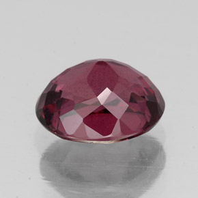 2.46캐럿 천연 라즈베리 레드 로돌라이트 가넷, 타원형 컷, 8.5×7 mm, VS