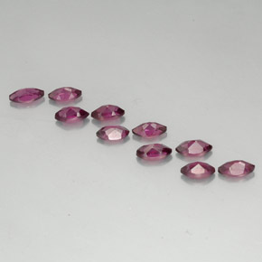 캐럿 천연 라즈베리 레드 로돌라이트 가넷 보석, 마퀴즈, 5.9×3.1 mm, VVS-VS