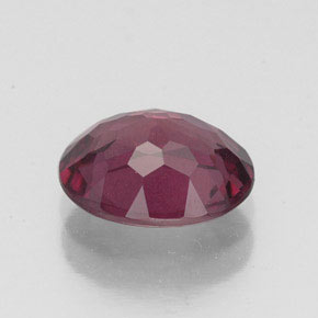 2.50캐럿 천연 라즈베리 레드 로돌라이트 가넷, 타원형 컷, 9.3×7.6 mm, VS