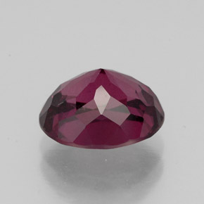 3.00캐럿 천연 라즈베리 레드 로돌라이트 가넷, 타원형 컷, 9×7.8 mm, VS