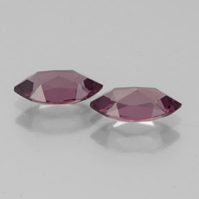 캐럿 천연 라즈베리 레드 로돌라이트 가넷 보석, 마퀴즈, 8.2×4.2 mm, VS
