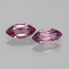 캐럿 천연 라즈베리 레드 로돌라이트 가넷 보석, 마퀴즈, 7×3.6 mm, VS