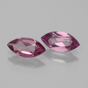 캐럿 천연 라즈베리 레드 로돌라이트 가넷 보석, 마퀴즈, 7×3.6 mm, VS
