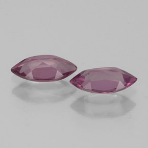 캐럿 천연 라즈베리 레드 로돌라이트 가넷 보석, 마퀴즈, 7×3.6 mm, VS