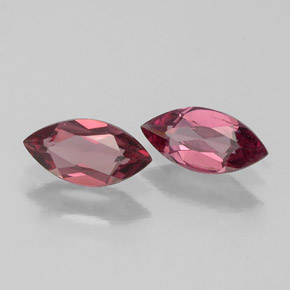 캐럿 천연 라즈베리 레드 로돌라이트 가넷 보석, 마퀴즈, 7.1×3.5 mm, VVS-VS