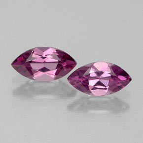 캐럿 천연 라즈베리 레드 로돌라이트 가넷 보석, 마퀴즈, 6.9×3.7 mm, VVS-VS