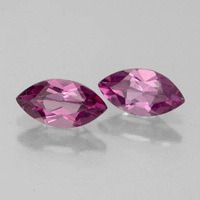 캐럿 천연 라즈베리 레드 로돌라이트 가넷 보석, 마퀴즈, 6.9×3.7 mm, VVS-VS