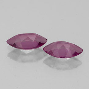 캐럿 천연 라즈베리 레드 로돌라이트 가넷 보석, 마퀴즈, 6.9×3.7 mm, VVS-VS