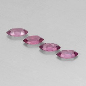 캐럿 천연 핑크빛 퍼플 로돌라이트 가넷 보석, 마퀴즈, 7×3.6 mm, VS